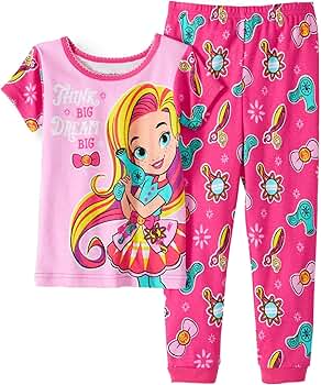 Sunny Girl 3枚セット Amazon.com: Sunny Day Toddler Girls Pajama Set Size 2T Pink